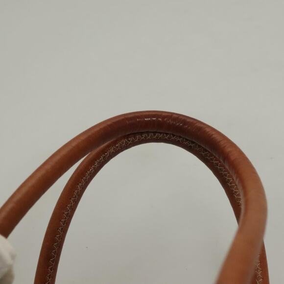 CELINE Macadam Canvas Hand Bag Pvc Leather Brown Gold - Picture 8 of 13